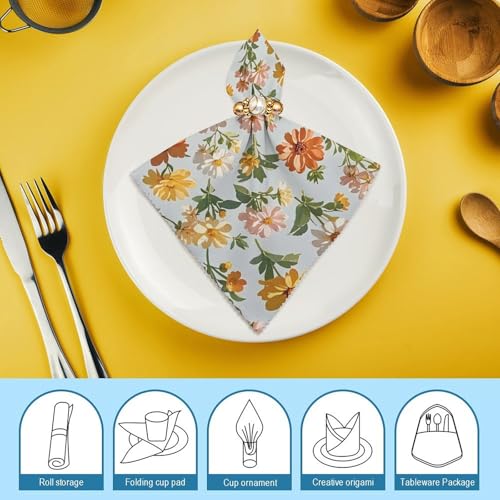 Serviettes de table lavables durables pour éliminer le jetable en fête - 8