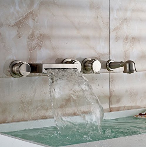 Mitigeur baignoire cascade LED Gowe mural : fini le calcaire visible - 2