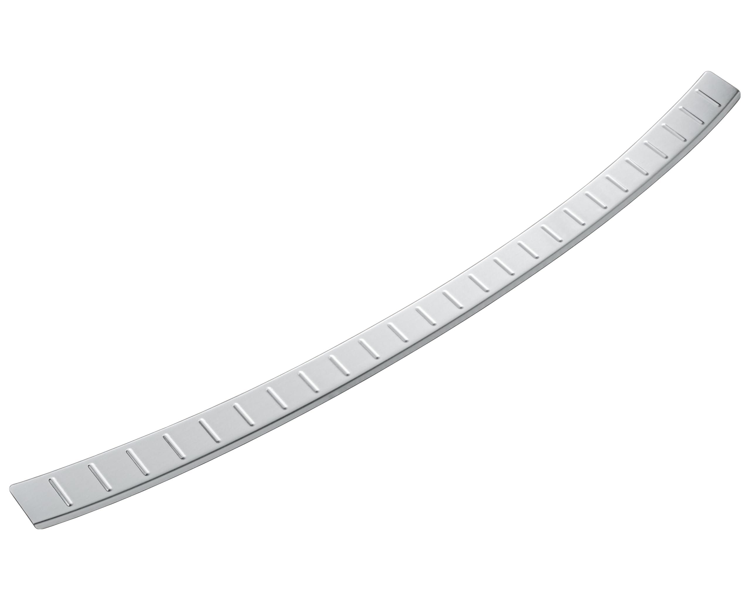teileplus24 L642 Achterbumperprotector gemaakt van V2A RVS met afschuining, Kleur:Geborsteld zilver teileplus24 L642 Achterbumperprotector gemaakt van V2A RVS met afschuining, Kleur:Geborsteld zilver