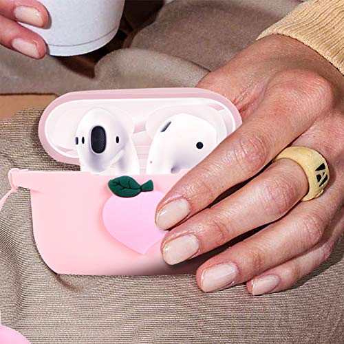 UKCOCO Estojo De Carregamento De Fones De Ouvido Capa de Fone de Ouvido de Silicone Fruta para Com S