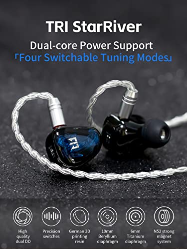 Yinyoo TRI Star River in-Ear Monitors Earphones - Image 2