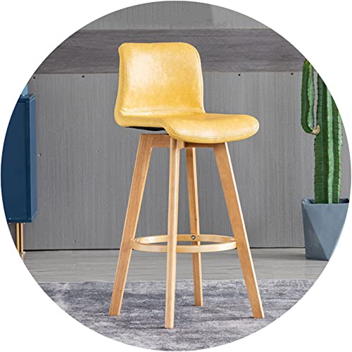 Taburetes Altos de Cocina Negro Madera Marca 