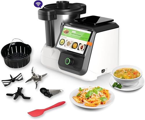 upliance AI Cooking Assistant Más de 750 recetas Alimentado por IA 12 modos Báscula de pesaje Aplicación y WiFi 220-204 V Uso con