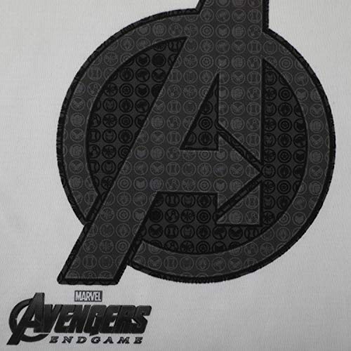 Image of Marvel Avengers by Wear Your Mind Boy's Animal Print Regular fit T-Shirt (DMA0084 13-14Y White 13-14Y)