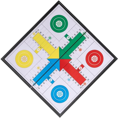 Vikutu VK-LUDO1-2509 Travel Board Games Small Magnetic Ludo Board Game 9.7 Inches Portable Folding Board thumb #2