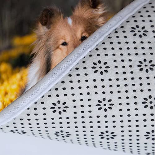 Badematten Set 3 teilig 50x80 Collie 3D Badezimmerteppich Set WC Vorleger Set rutschfeste Badematte Maschinenwaschbar… – Bild 7