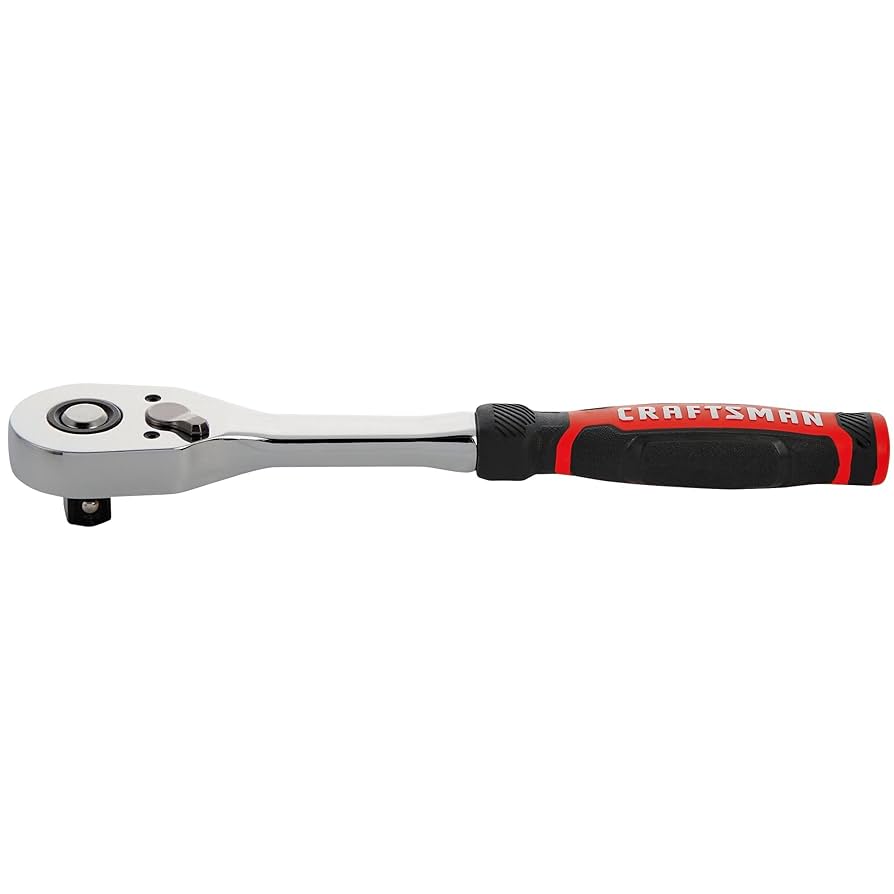 CRAFTSMAN Low Profile Ratchet, 1/2 Inch Drive, 72 Tooth