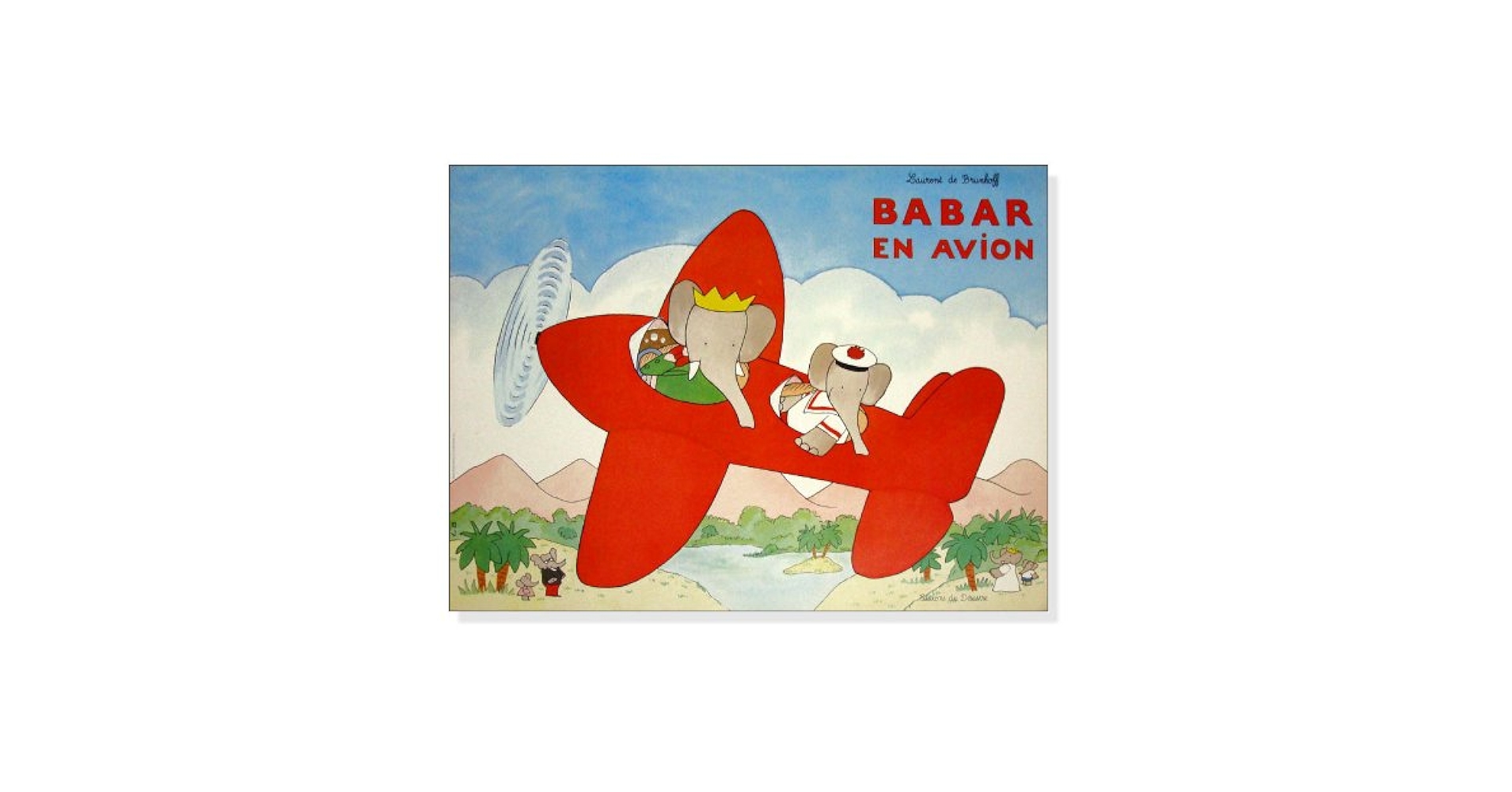 Babar 1986年/ジャン ド ブリュノフ/ポスター Babar 1986年（ジャン ド ブリュノフ） ポスター販売のアズ