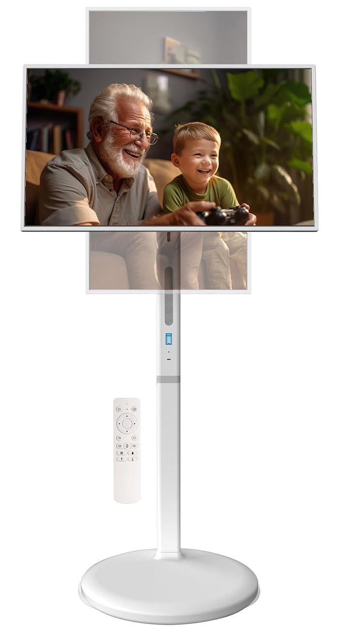 Écran nomade tactile connecté Full HD 32" avec support mobile et batterie [auvisio]