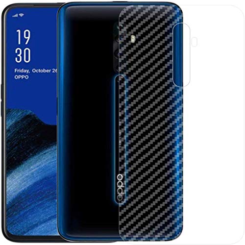 Image of Compatible with Oppo Reno 2 Back Screen Protective Film Carbon Fiber Skin Transparent Screen Guard Sticker