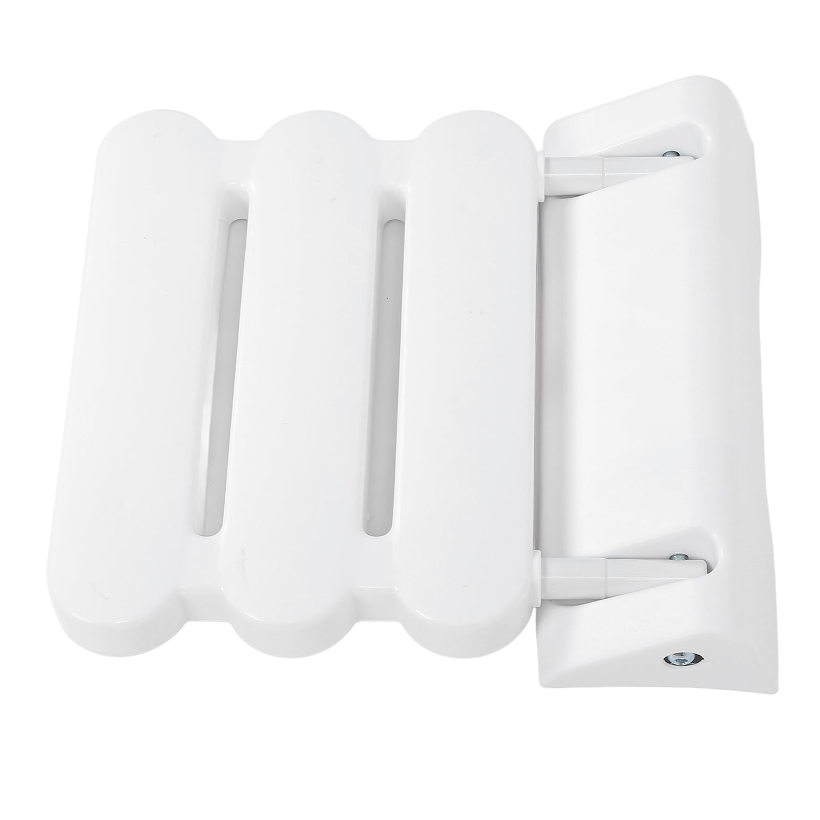 Asiento de Ducha Plegable Montado en la Pared Soporte Fuerte Antideslizante Silla Plegable para Baño para Personas Mayores Discapacitadas de Metal