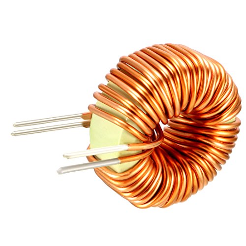 Uxcell A18061100UX0039 5Pcs Vertical Toroid Magnetic Inductor Wire Wind Wound 50Uh 20A Inductance Coil thumb #2