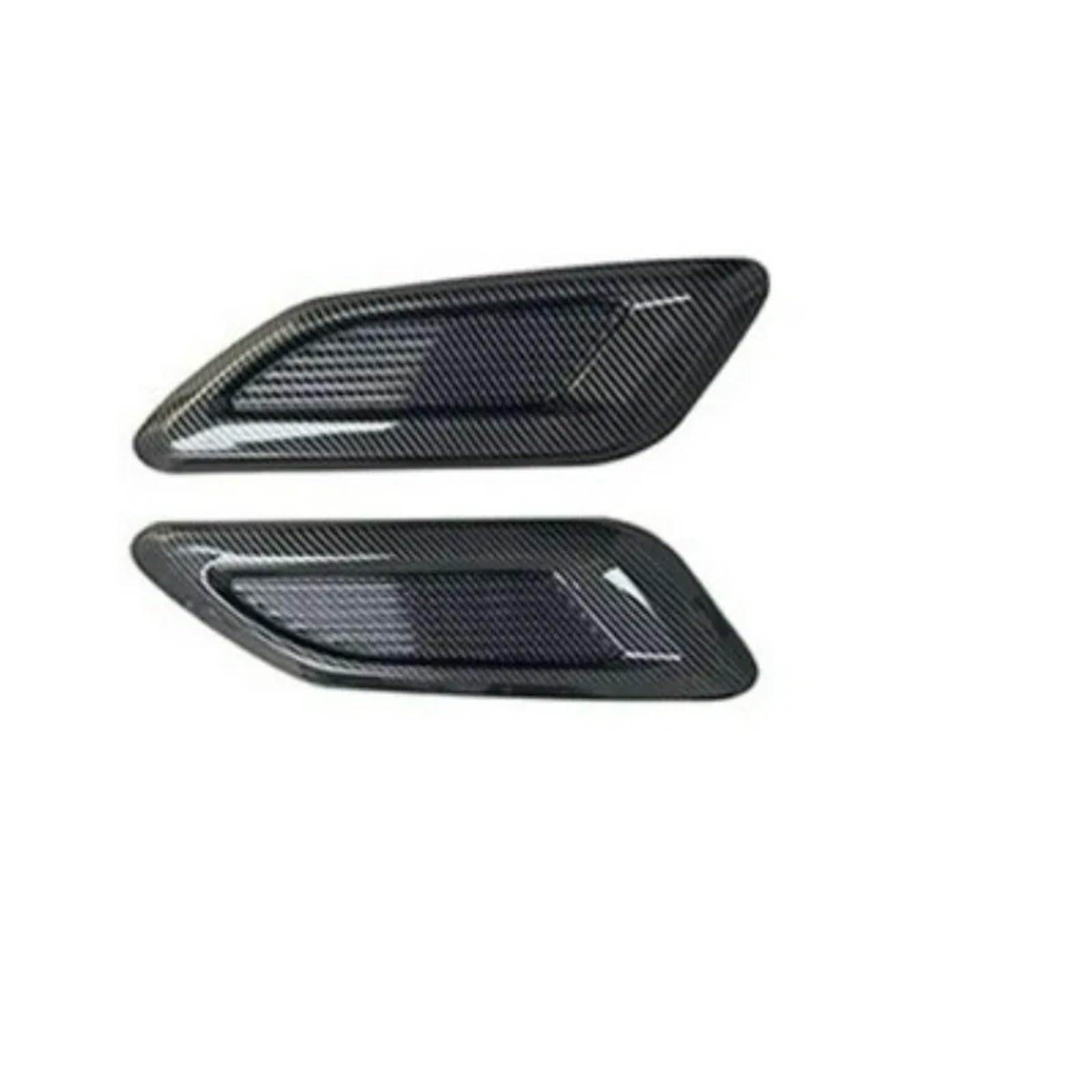 Pokrywa maski wlotowej osłona bocznego wlotu powietrza, wentylacyjnego | Naklejka na nawiewnik Przekładnia 40 cm Uniwersalna dekoracja przepływu powietrza w samochodzie