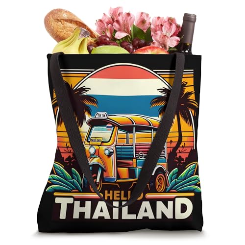 Bolsa Tote con diseño tailandés para viajes y vacaciones miniatura 4