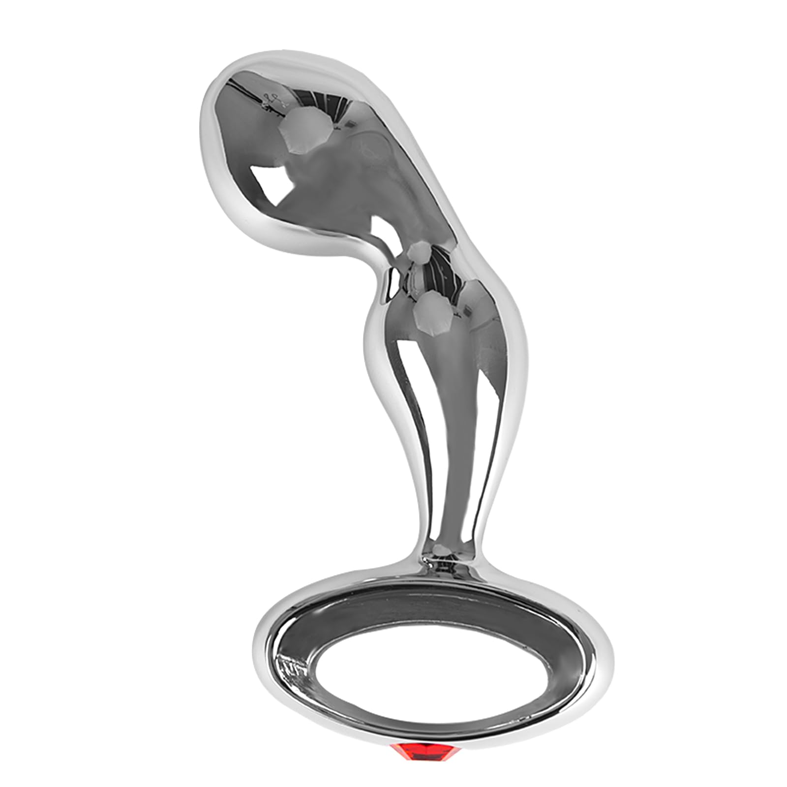Adult Sex Anal Training Toy Stainless Steel Unisex Butt Training Plug with Ring Handle Anal Training Plug Prostate