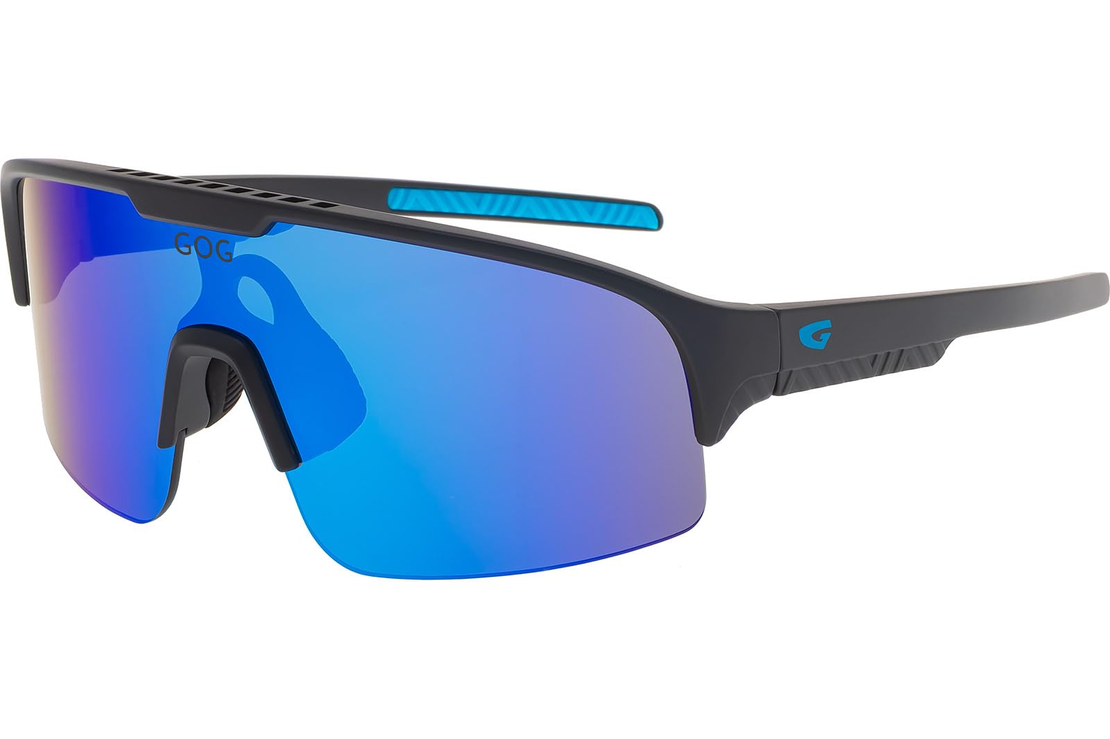 GOG PETRA Sport-Sonnenbrille für Junioren – Verspiegelte REFLEX G-LENS, Hydrophobe Beschichtung, Flexibler TPEE-Rahmen, UV400 Schutz – Inkl. Softcase