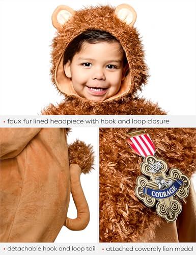Disfraz de León Cobarde para Niños 4T Rubies miniatura 4