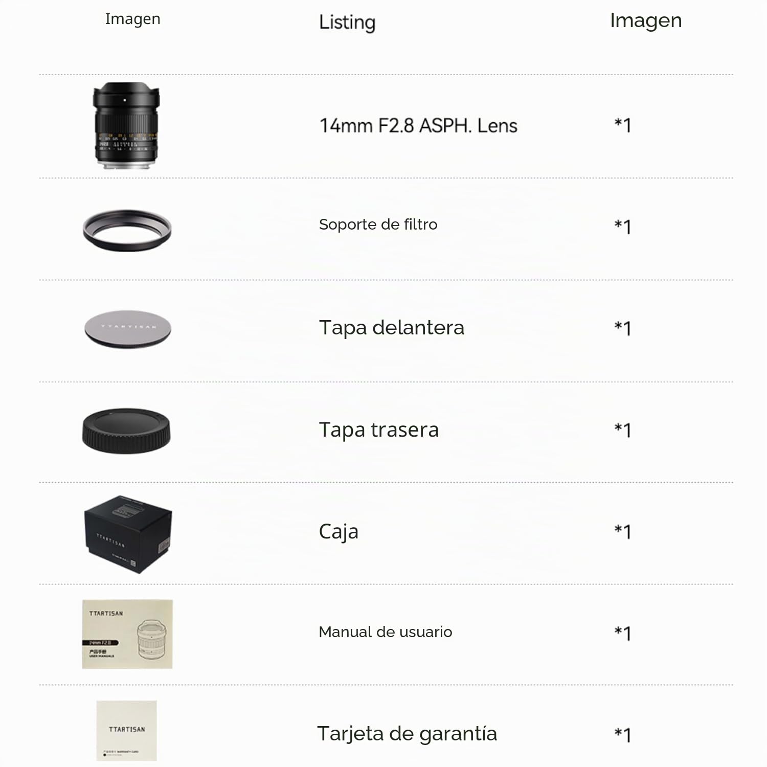TTArtisan Objetivo ultra gran angular de 14 mm F2.8 de formato completo con campo de visión MF ASPH 114° y soporte de filtro externo de 77 mm para cámaras con montura E (A7 A7R A7S, A9, A6000, NEX)