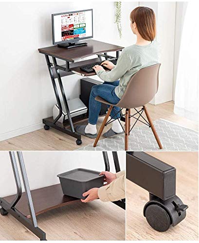 Amazon | タンスのゲン キャスター付き デスク 幅60cm 奥行54cm 高さ Amazon | タンスのゲン キャスター付き デスク 幅60cm 奥行54cm 高さ