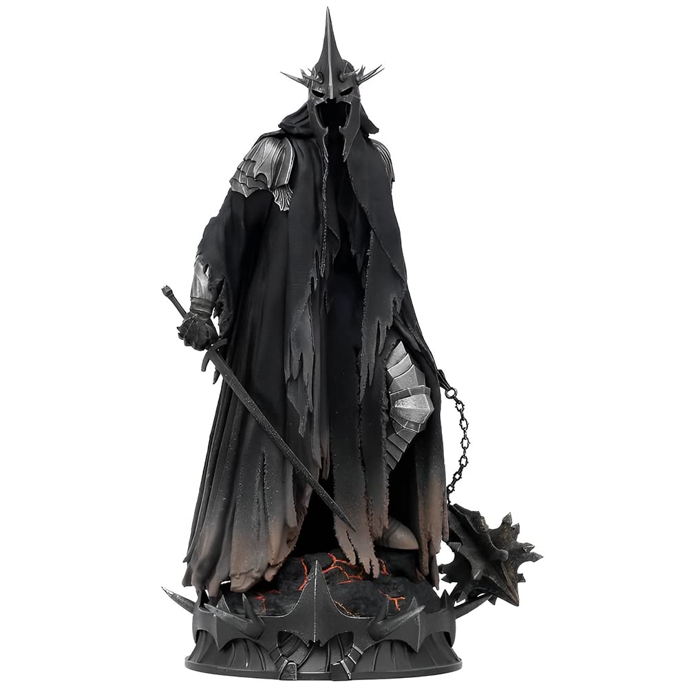 Statuetta del Signore degli Anelli Angmar 3D Azione Re Stregone Figure di Bambole statiche Film Giocattoli periferici Figurine PVC 10,2 Pollici Regali per i Fan del Film