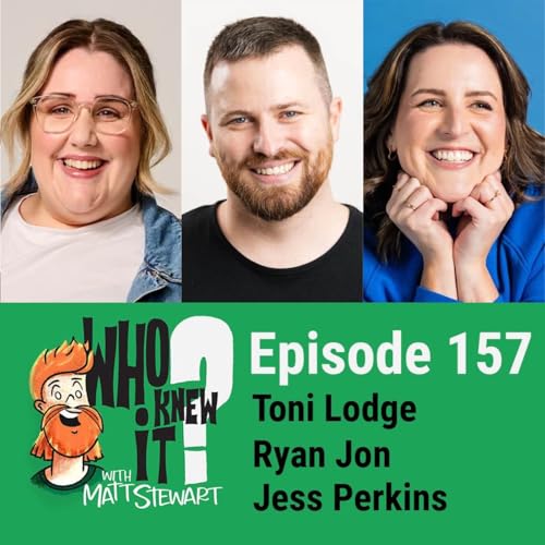 Page de couverture de 157 - Toni Lodge, Ryan Jon and Jess Perkins