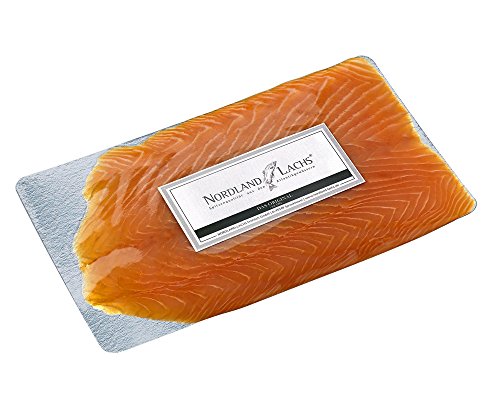 Nordland-Lachs 230g Räucherlachs | Ultrapremium Räucherlachs aus Schottland: handfiletiert, geräuchert, in feinste Scheiben geschnitten | mit TOP Kühlversand