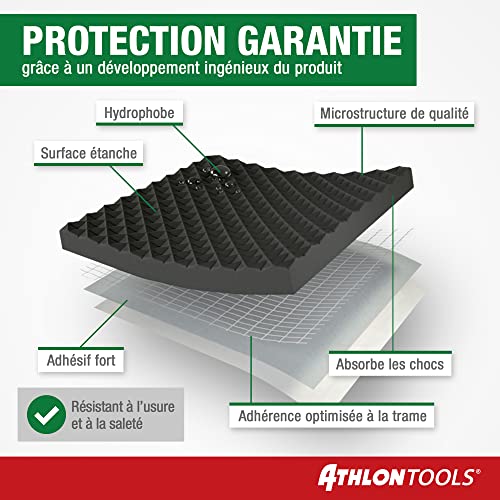 Protection murale de garage ATHLON TOOLS | Lot de 2 rouleaux de 2m de bande adhésive étanche