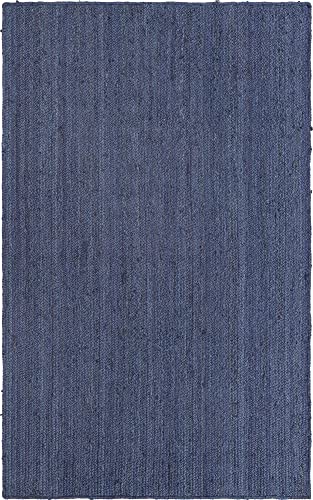 Alfombra de yute para sala de estar y dormitorio rustico de 3x18 3