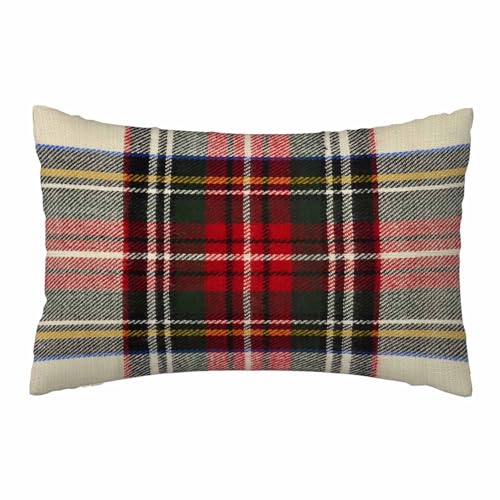 WILNURO Scottish Tartan Pillow Case
