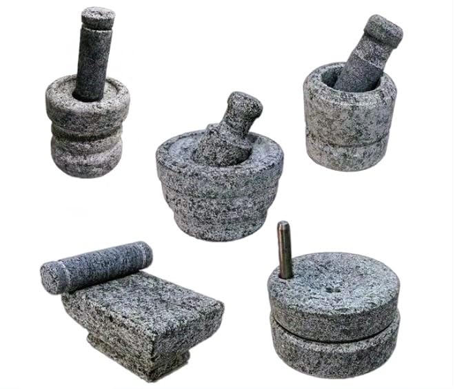 Thulzi Stone Miniature Kitchen Set for Kids (Set of 5), Pooja and Grahapravesam, Traditional Home, Grinding Stone-image-23