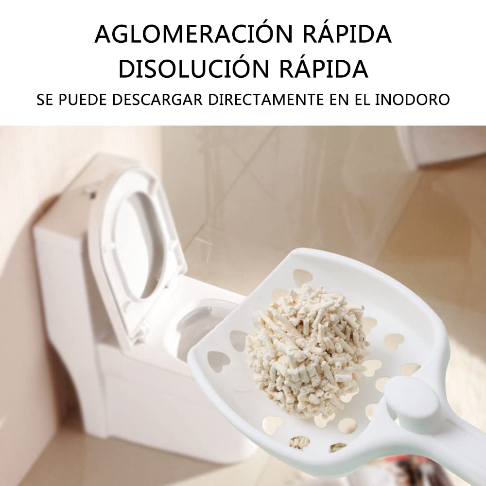 Sabbia per gatti di Tofu ecologica vegetale sabbia naturale agglomerante (Bentonite-20KG)