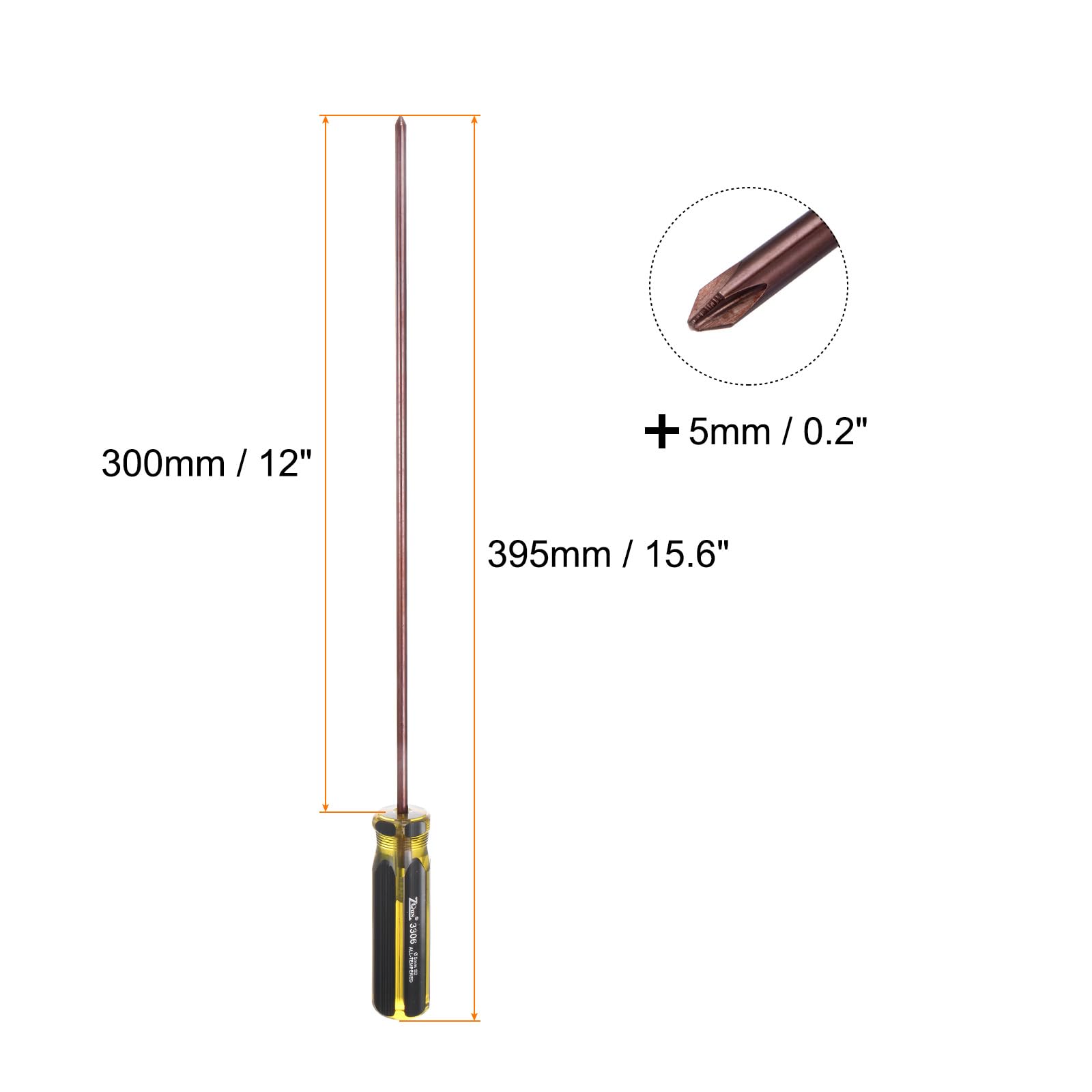 Electric Screwdriver Bits 10pcs Slotted Phillips Screwdriver Bits,1/4 Set Of Long Hexagonal Shank Magnetic Screwdrivers (Slit Cross Safety Star Phillips Bit