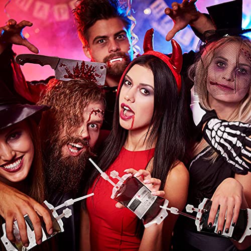 Jansong Blood Bags For Drinks Set Of 10 Drink With 2 Funnels Labels And Clips Reusable Halloween Juice Drink Pouches Nurse Hospital Theme Party Props Zombie Christmas Masquerade Vampire Graduation Party Props #TOP5