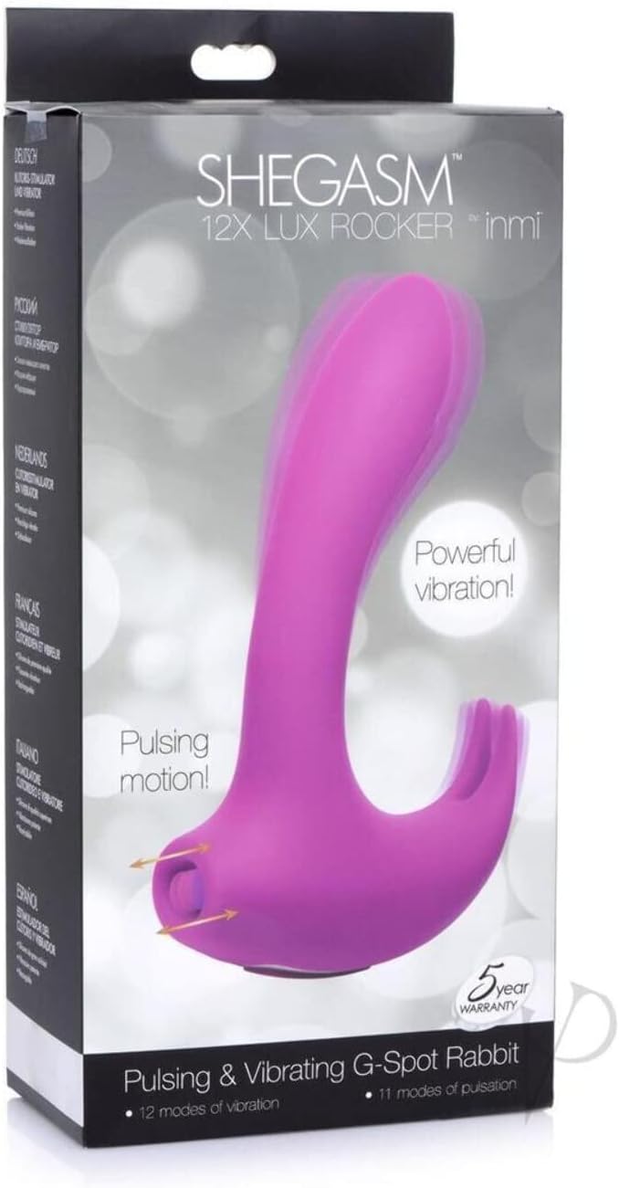Conejo de punto G vibrador y pulsante Lux Rocker 12X : Amazon ...