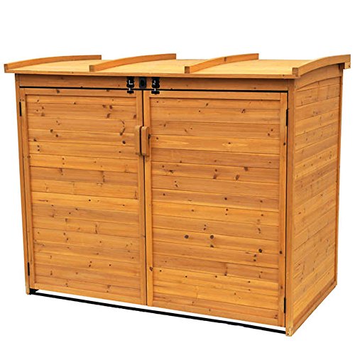 Leisure Season Refuse Storage Shed Wooden garbage can storage