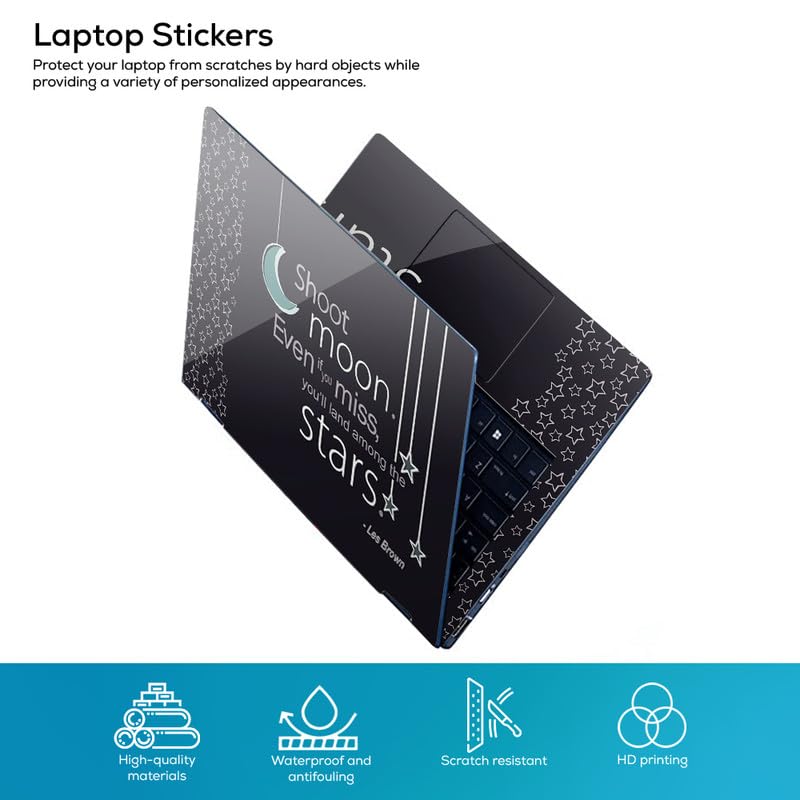 Image of Galaxsia DSGN 1 Full Body Laptop Skin Bubble-Free| Laminated & Removable | HD Quality Sticker for Laptops Upto 15.6 Inches Compatible with Hp /Dell /Acer /Lenovo /Asus etc