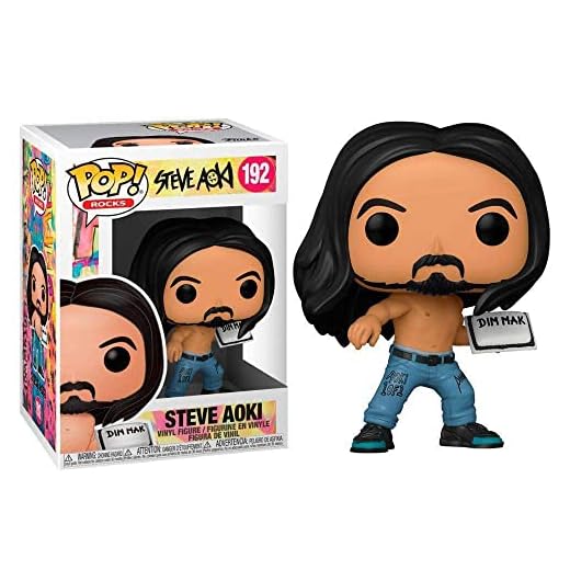 Funko- Pop Rocks Steve Aoki con Cake Juguete Coleccionable, Multicolor (53765)