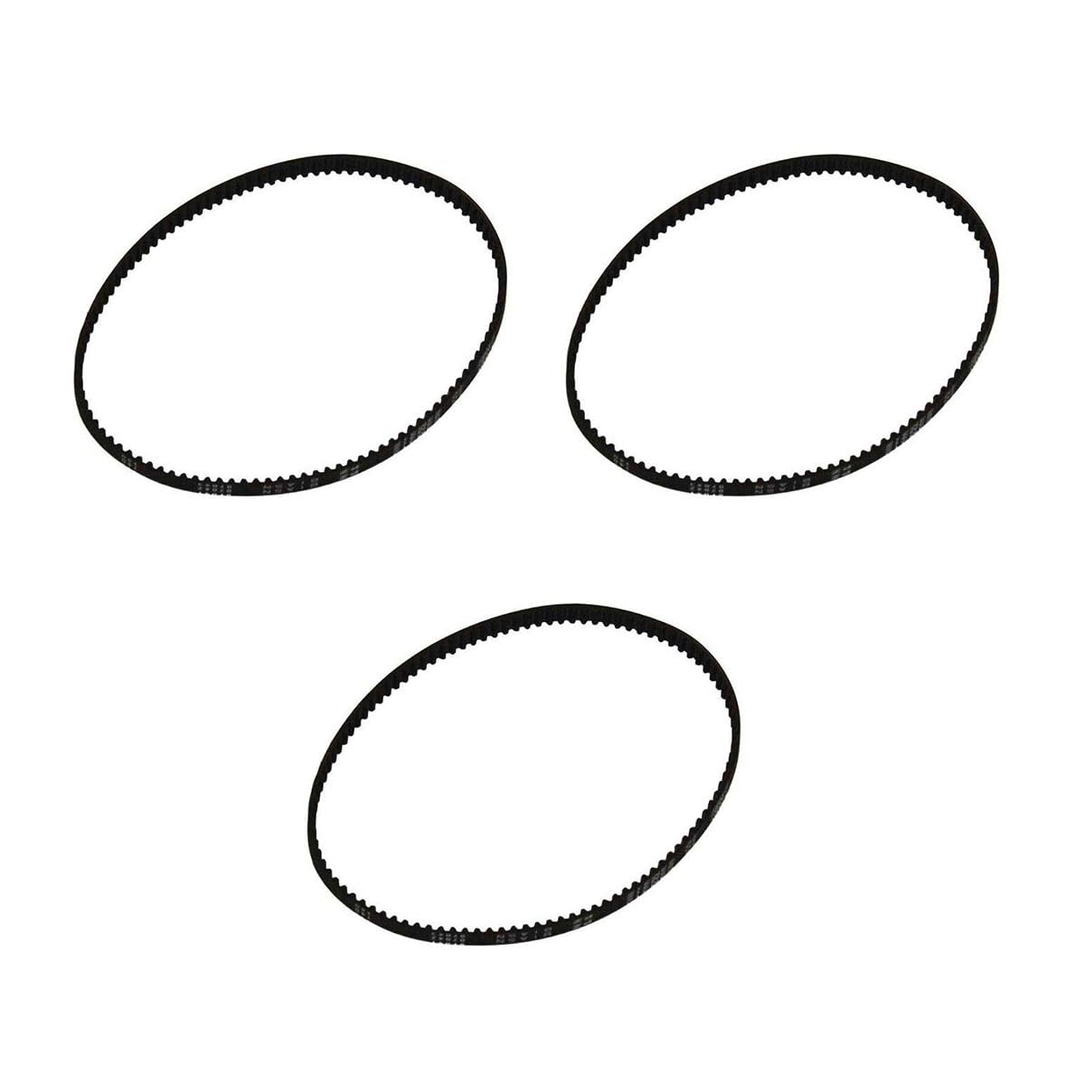 GULUANT 3 Pack Replacement Geared or Cogged Vacuum Belt for Vacuflo for TurboCat TP210 and Similar Models