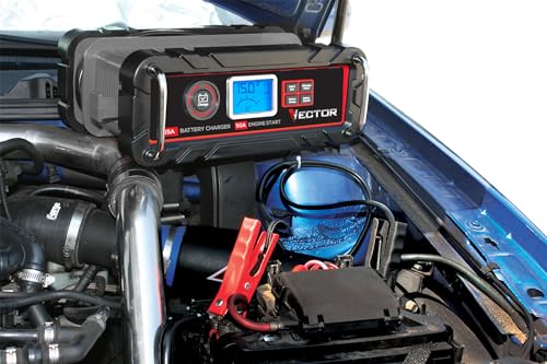 VECTOR BC15BV 40 Amp High Frequency Battery Charger with Engine Start and Patented Alternator Check