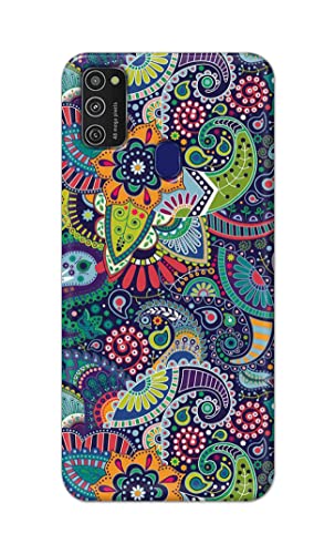 Image of Printed Hard Back Cover Case for Samsung Galaxy M21 | Samsung M21 2021 Edition Back Cover (Miraculous Patterns) -1803