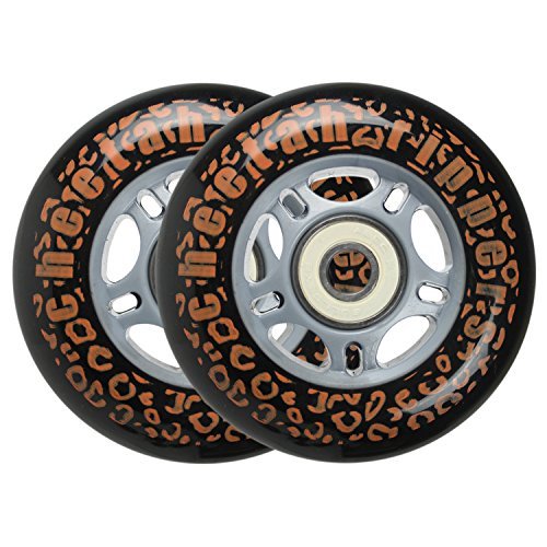 Cheetah Rippers BLACK Wheels for RIPSTICK ripstik wave board ABEC 9 Model: DECK