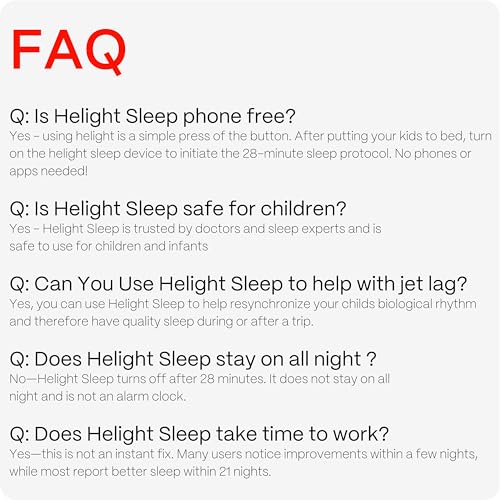 Image of Helight Red Light Therapy Sleep Device for Kids - 630nm Pure Red Light Lamp Sleep Aid to Support Deep Relaxation - Rest Lamp Backed by Science for Babies & Kids Bedrooms