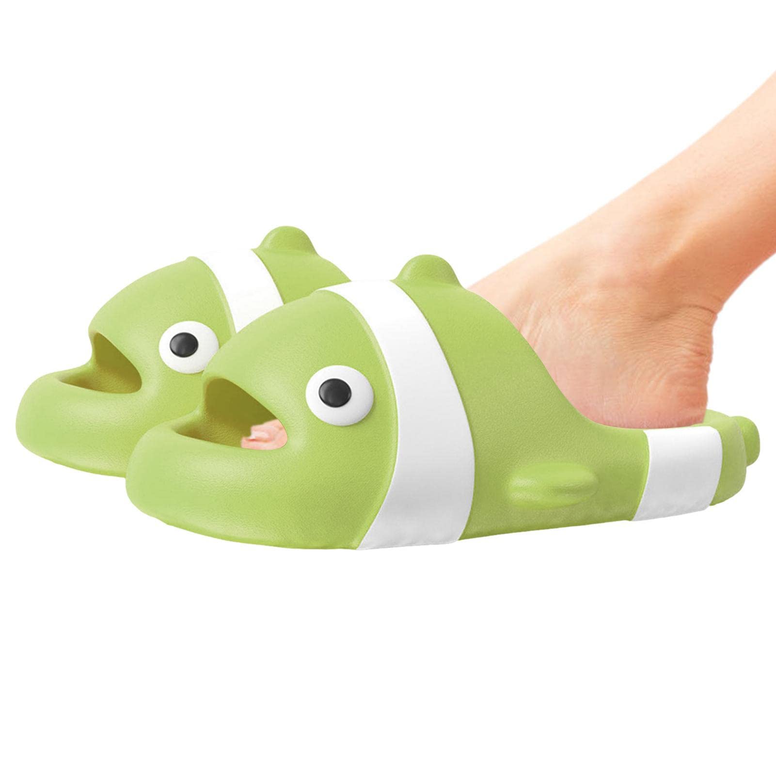 Suphyee Clownfish Slides Anti Slip House Slippers For Men Cloud