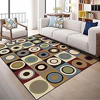 Amazon｜ラグ 花柄 ラグマット 幾何学模様 モザイク柄 パッチ