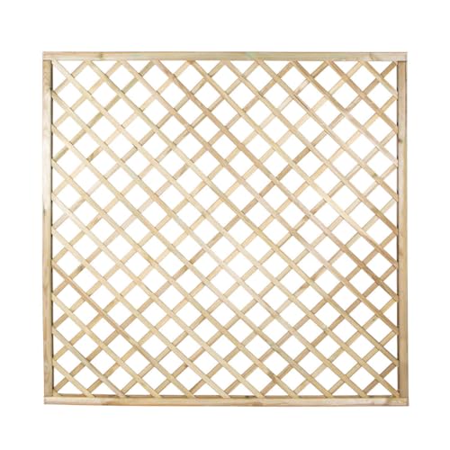 Catral Panel De Celosia Madera Decorativa para Jardín Y Terraza 180x180cm