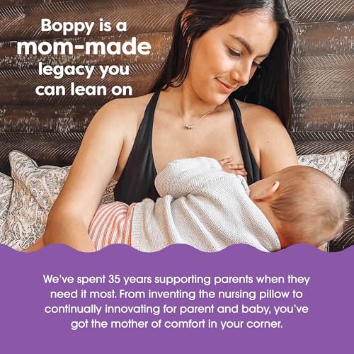 boppy nursing pillow bare naked - larger more supportive pillow for breastfeeding and bottle feeding with higher lift baby safety alliance verified