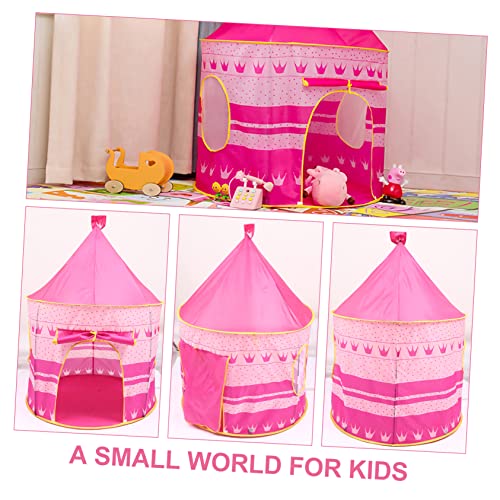 ibasenice Kinder Tentje Kinder Tipi Tent Binnen Tent Voor Kinderen Binnen Indoor Kindertentje Kinder Tenten Tentje Voor Kinderen Kindertenten Binnen Kleding Stof Draagbaar Baby Klein Huis - Afbeelding 3