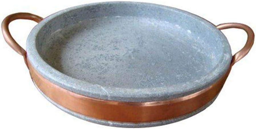 Frigideira Em Pedra Sabão Com Alça De Cobre 16,0 Cm - imagem principal do produto