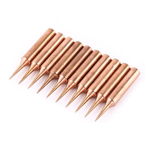 TOPINCN - 10 Unidades 900M-T-I Tipo De Puntas Para Soldador De Cobre Puro Para Soldador