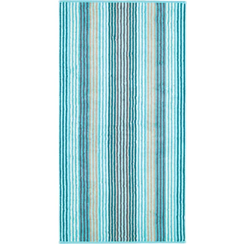 Cawö Home Handtücher Unique Streifen 944 türkis - 44 Duschtuch 70x140 cm Cover